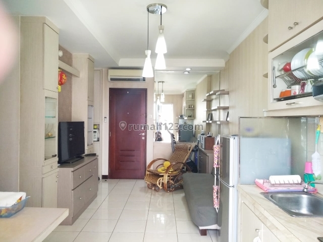 Apartemen Mediterania Garden 2 - Luas 42m2 2BR Furnished Tower Favorite Lantai Sedang View Central Park, Tanjung Duren, Jakarta Barat