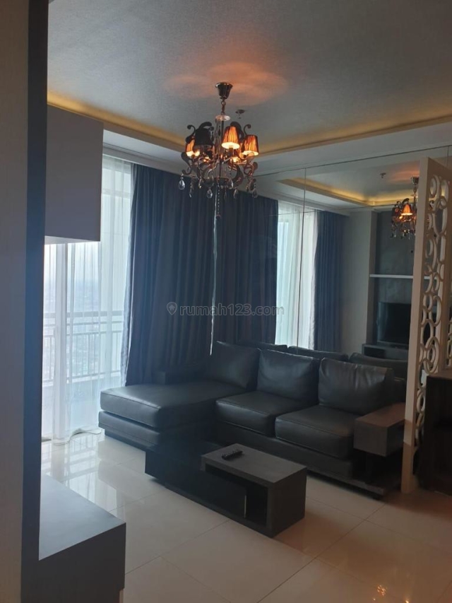 Apartemen Central Park Tower Adeline 2BR uk 62 FF, Grogol, Jakarta Barat