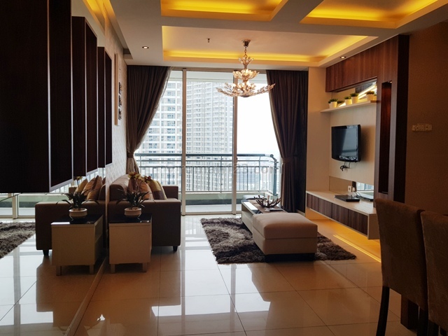 Disewa, Central Park Residence Twr. Alaina Furnish Design, 2+1kmr, Tanjung Duren, Jakarta Barat