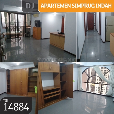 Apartemen Simprug Indah, Kebayoran Lama, Jakarta Selatan, 112 m², Lt 28, HGB, Simprug, Jakarta Selatan