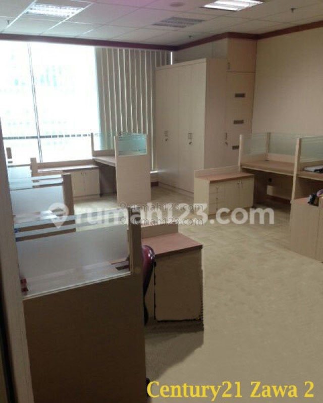 OFFICE SPACE APL TOWER 50m2 FULLY FURNISHED LOW ZONE VIEW CITY, Central Park, Jakarta Barat, Central Park, Jakarta Barat