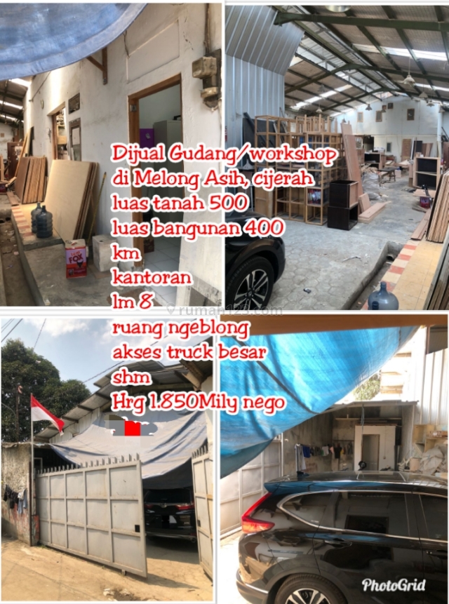 Gudang / workshop siap pake, Cijerah, Bandung