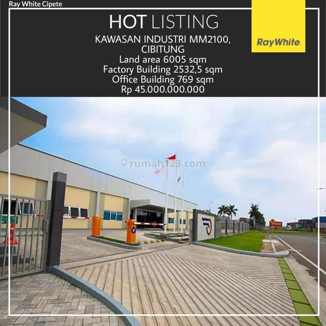 Dijual Gedung di Kawasan Industri MM2100, Cibitung, Cibitung, Bekasi