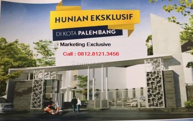 rumah murah cantik dan nyaman di tengah kota palembang,one gate system, Sukarame, Palembang