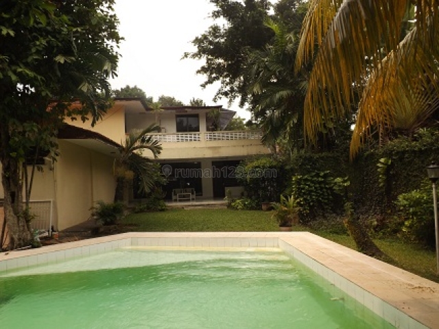 BIG HOUSE 700M2/1.600M2, MODERN, 2 STOREY, 5 BR, SWIMMING POOL, GARDEN, GAZEBO, @ KEMANG JAKARTA SELATAN, Kemang, Jakarta Selatan