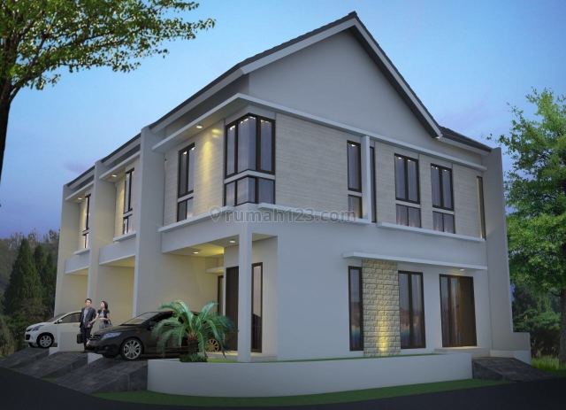 Rumah HOEK Lokasi Nirwana Eksekutif Bangunan 2 Lantai, Rungkut, Surabaya