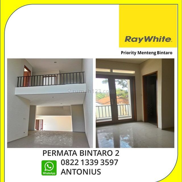 RUMAH BARU MURAH BANGET PERMATA BINTARO CUMA 2M, Bintaro, Tangerang