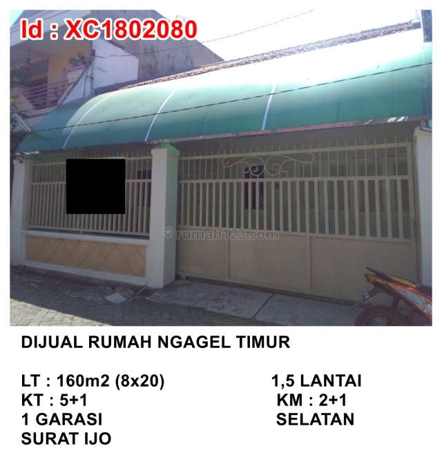 Rumah Ngagel Timur, Ngagel, Surabaya