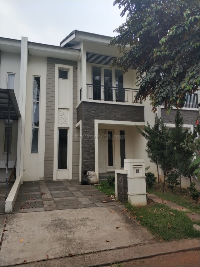 Rumah unfurnished di Feronia PArk, Alam Sutera, Tangerang