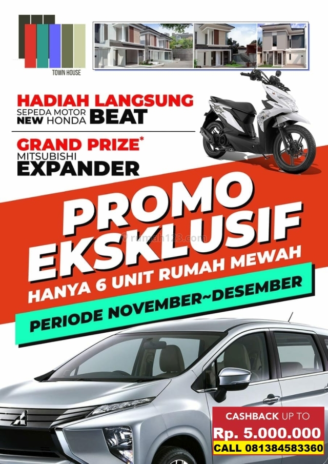 CLUSTER MEWAH JATIWARNA CUBUBUR GRAND PRICE MITSUBISHI EXPANDER PLUS CASH BACK, Jatisampurna, Bekasi