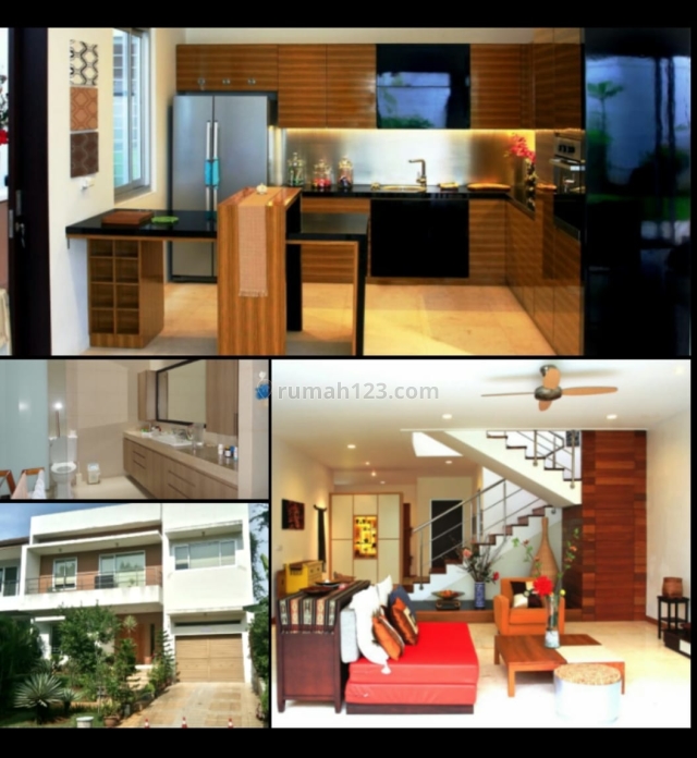 RUMAH CANTIK FULL FURNISHED BSD Telaga Golf dekat AEON MALL - Sekolah IPEKA BSD, BSD Telaga Golf, Tangerang