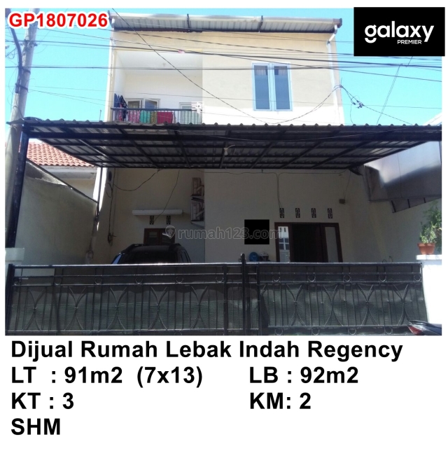 Rumah Lebak Indah Regency. Murah!!! Dekat Kenjeran, Kenjeran, Surabaya