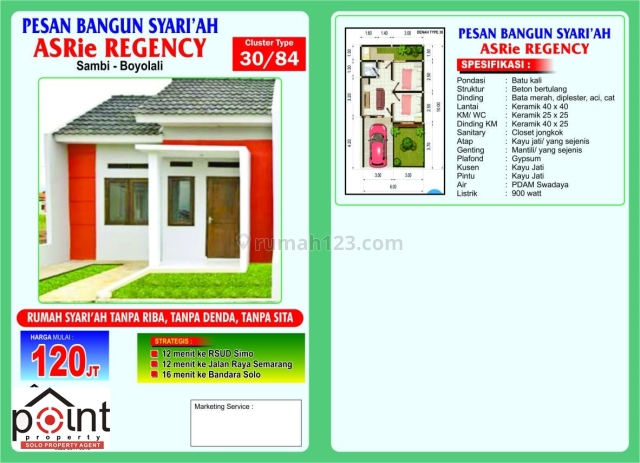 Rumah Baru Pesan Bangun Lokasi Sambi Boyolali, Sambi, Boyolali