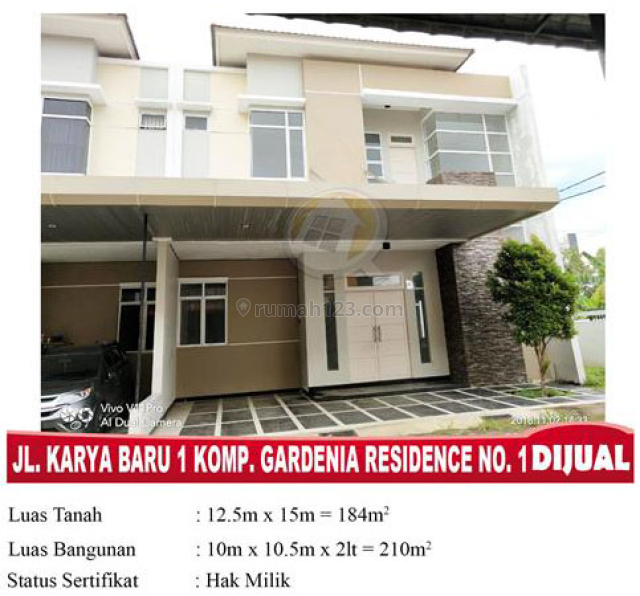 Rumah Gardenia Residence Karya Baru, Pontianak Kota, Pontianak