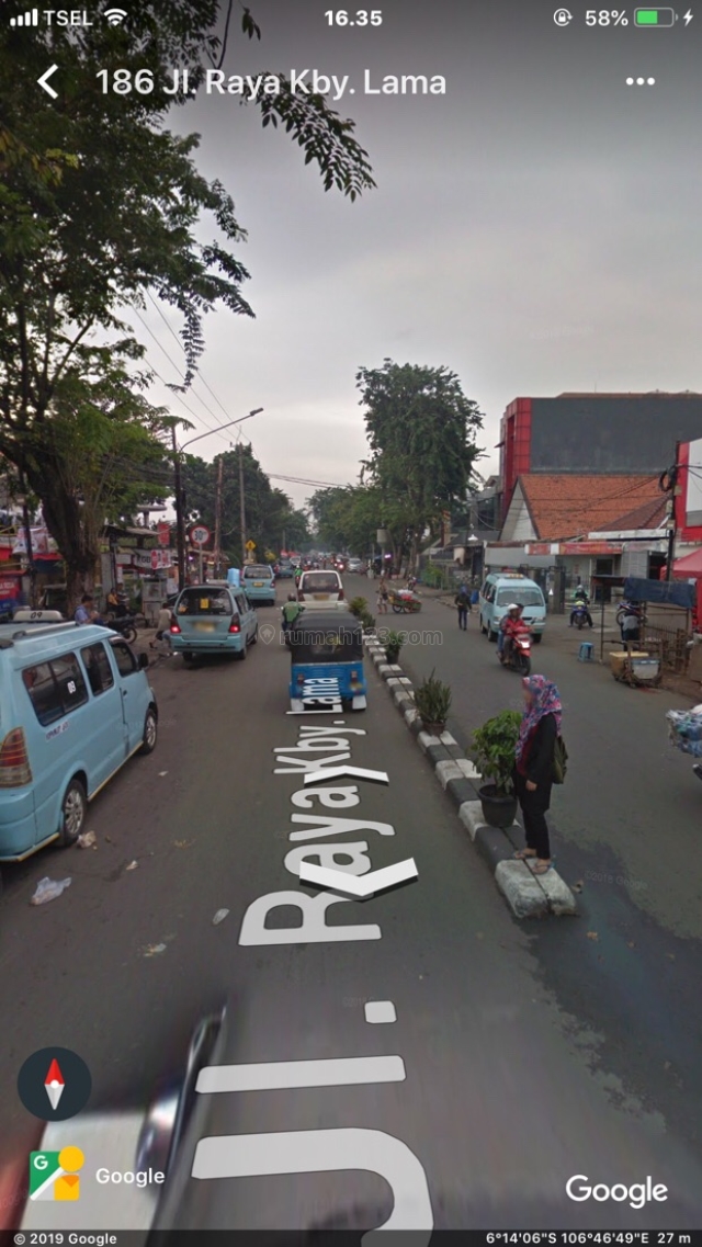 rumah hitungin tanah saja jln raya Kebayoran Lama lokasi strategis dekat sekalike Kebayoran Lama, Kebayoran Lama, Jakarta Selatan