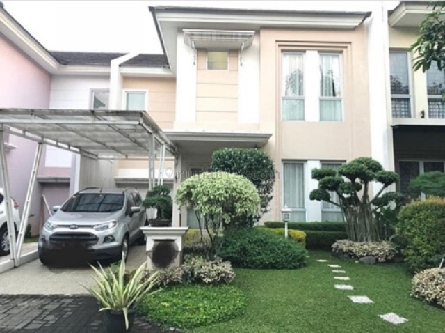 rumah cantik minimalist siap huni , cluster aman , nyaman , asri strategis BSD, BSD Foresta, Tangerang