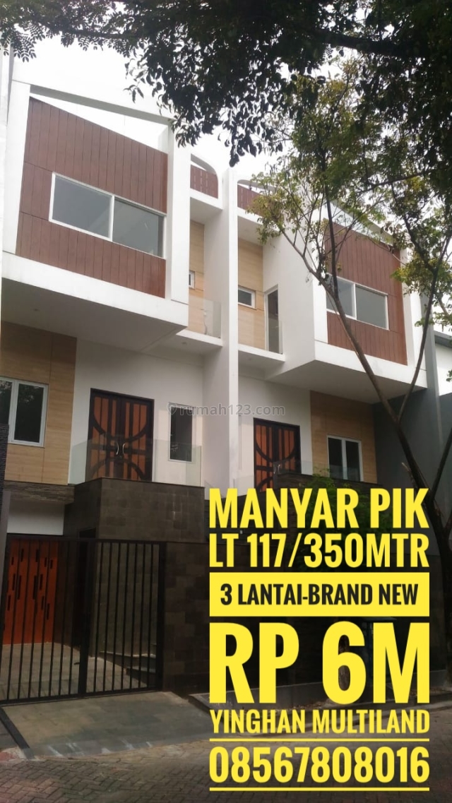 Rumah Manyar Permai - PIK - Jakarta Utara, Pantai Indah Kapuk, Jakarta Utara