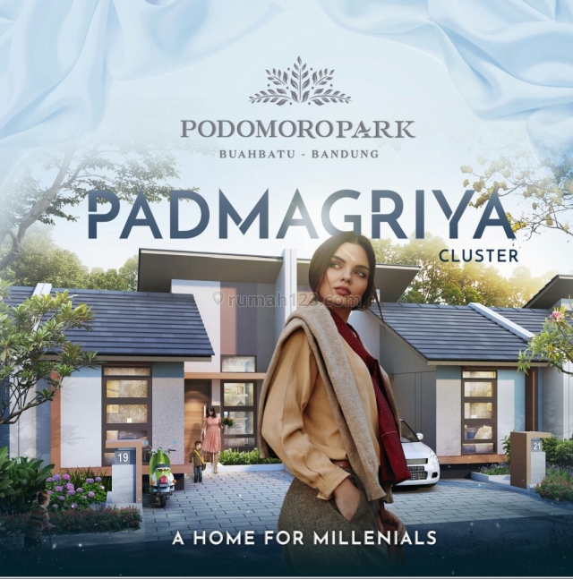 Rumah Cluster Padmagriya Cluster Podomoro Park Bandung, Bojongsoang, Bandung