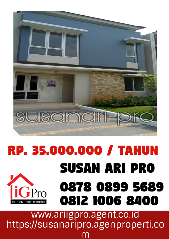 Rumah Cluster Thomson Di Gading Serpong, Dekat Alam Sutera, Gading Serpong, Tangerang