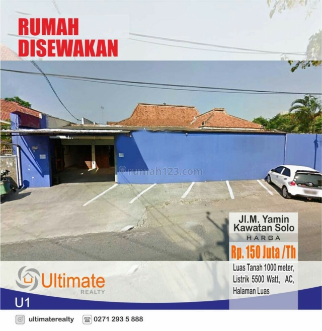 rumah usaha di tengah kota solo, Kratonan, Solo