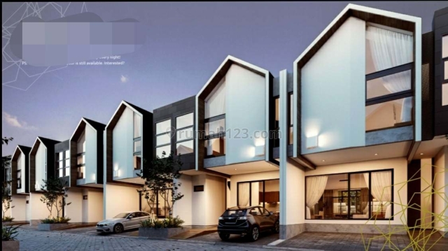 Rumah Town House baru di Sarua modern minimalis dan dinamis (KODE :MT03200419), Serua, Tangerang
