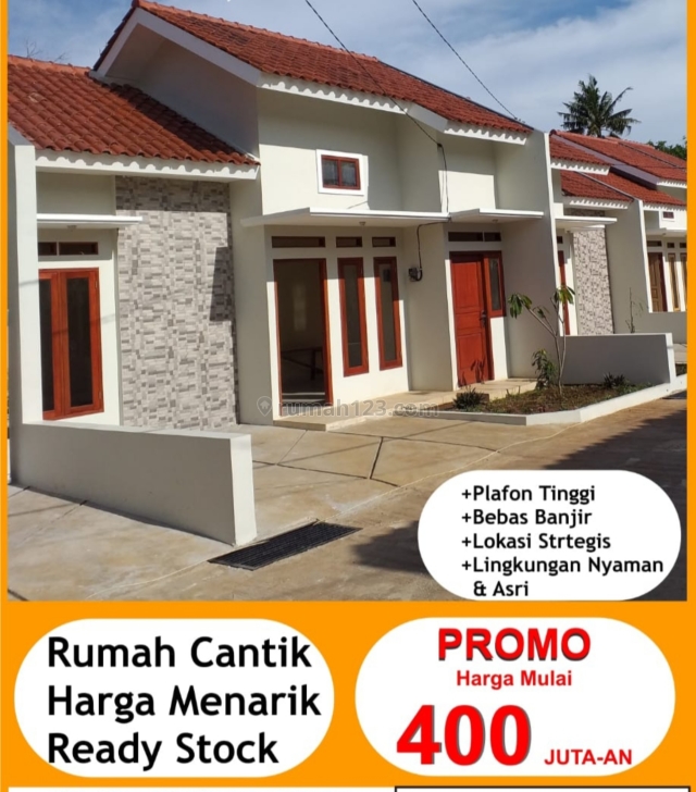 Rumah Siap huni Desain Mewah Harga Murah Free BPHTB, Padurenan, Bekasi