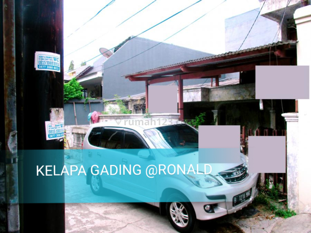 MURCE MAMPUS!! NEGO SAMPAI JADI! RUMAH TUA 7.5X15 JALAN 2 ROW KELAPA GADING, Kelapa Gading, Jakarta Utara