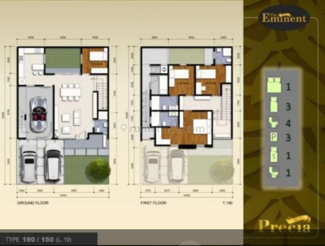 Rumah Mewah Cluster Precia - BSD Serpong, BSD, Tangerang