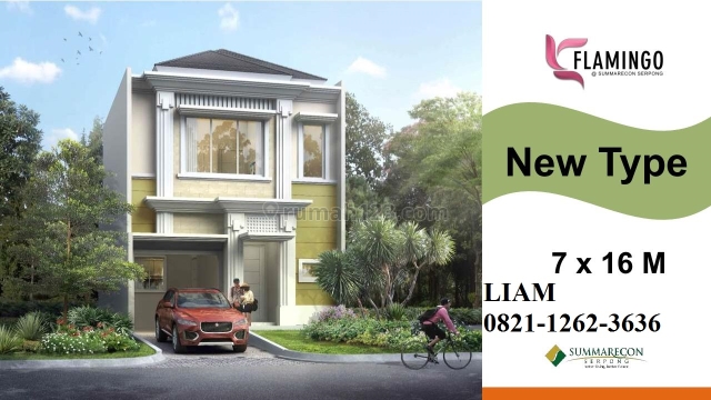 CLUSTER FLAMINGO PHASE 2 at SUMMARECON SERPONG 7x16 HARGA PERDANA !!, Cihuni, Tangerang