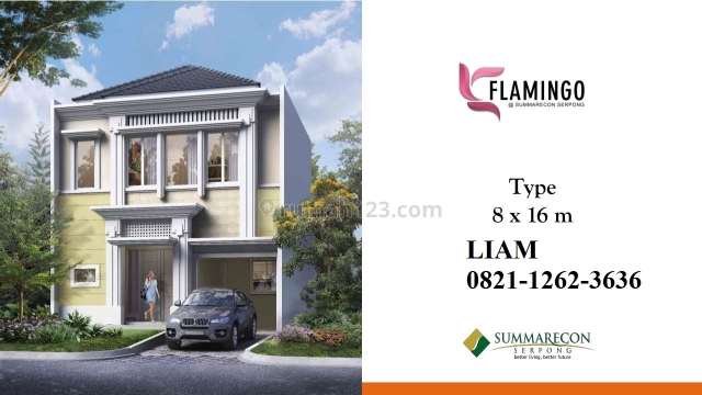 CLUSTER FLAMINGO PHASE 2 at SUMMARECON SERPONG 8x16 HARGA PERDANA !!, Cihuni, Tangerang