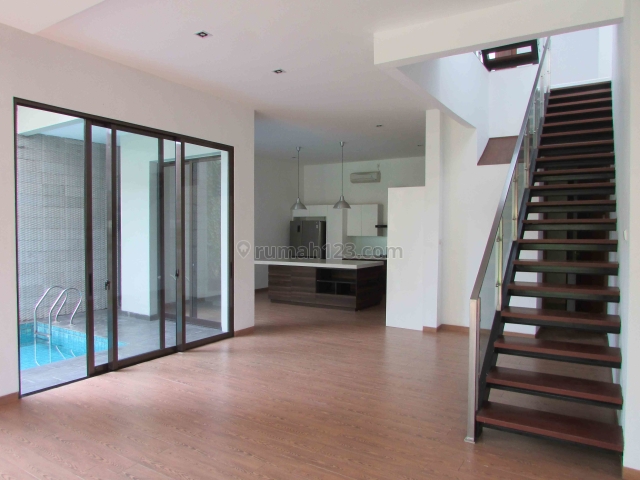 White Light House and Modern Style at Compound Kemang, Kemang, Jakarta Selatan