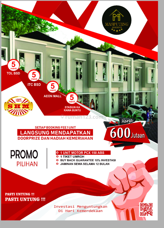 Di Kademangan 2 Lantai Selangkah Tol BSD/Stasiun Serpong/Tol BSD, Lengkong Kulon, Tangerang