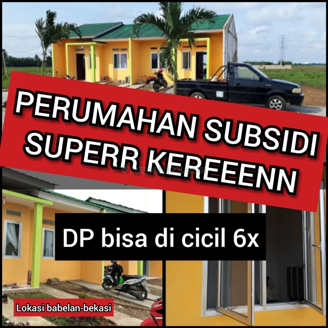 Perumaha Subsidi Strategis Sertifikat SHM Di Babelan Bekasi Utara, Babelan, Bekasi