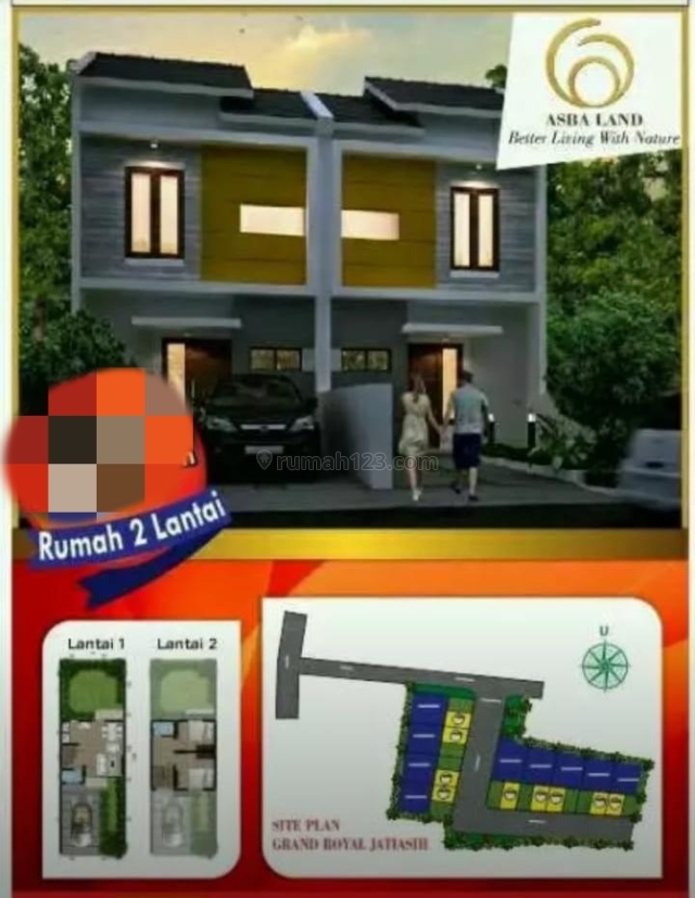 Rumah 2 lantai di lokasi dekat Toll Jatiasih hanya 600 jutaan, Jati Asih, Bekasi
