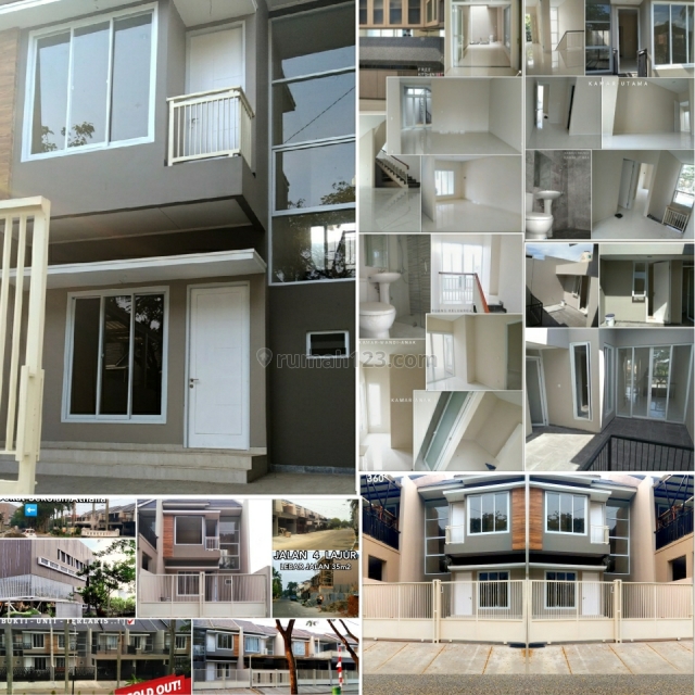 Villa Melati Mas, Jelupang, Serpong Utara Tangerang Selatan RUMAH BARU Hoek Hadap TIMUR Depan Taman JALAN 2 JALUR, Jelupang, Tangerang