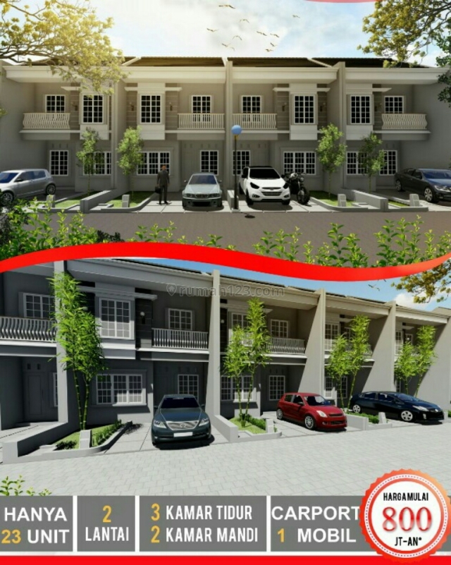 Investasi Properti Rumah 2 Lantai di Margonda Raya. Depok, Margonda, Depok