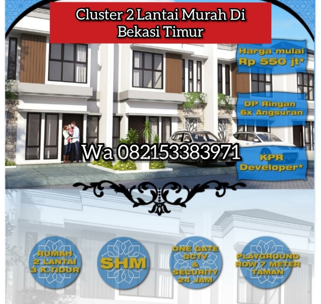Rumah 2 Lantai Murah Di Bekasi Timur, Bekasi Timur, Bekasi