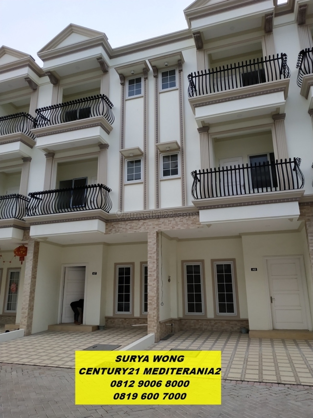 BRAND NEW RUMAH VIKAMAS MEDITERANIA UKURAN 5x18, Kapuk Muara, Jakarta Utara