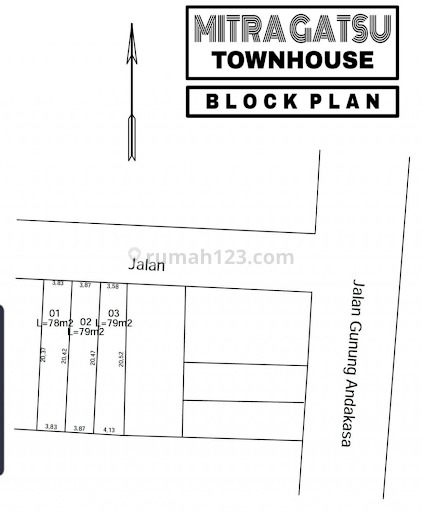 TOWNHOUSE MEWAH 2 LT HARGA TERMURAH DAN SATU-SATUNYA DI GATSU DENPASAR, Denpasar Utara, Denpasar
