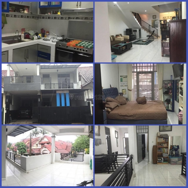 Rumah memiliki balkon di perumahan estate jati bening, Pondok Gede, Bekasi