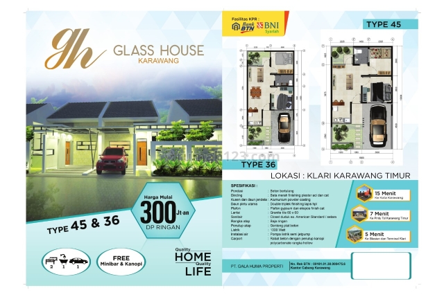 Hunian Modern Dengan Konsep Urban Tropis Pertama di Karawang!!!, Kota Legenda, Bekasi