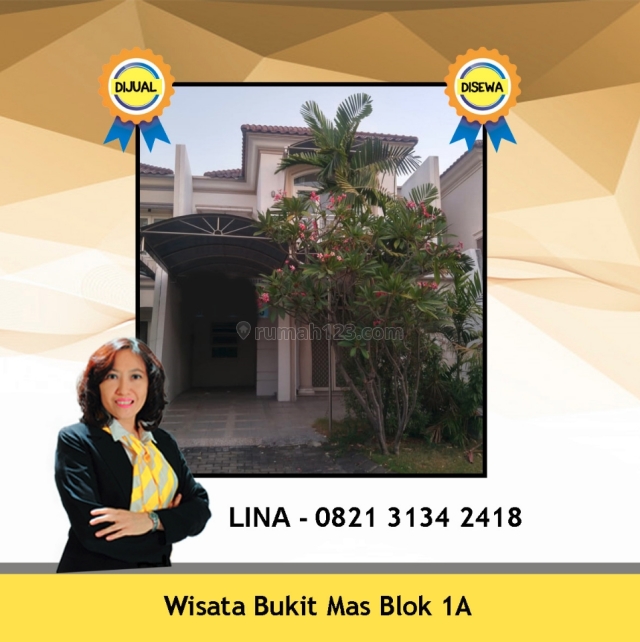 Rumah model Klasik empat kamar tidur di Wisata Bukit Mas, Wisata Bukit Mas, Surabaya