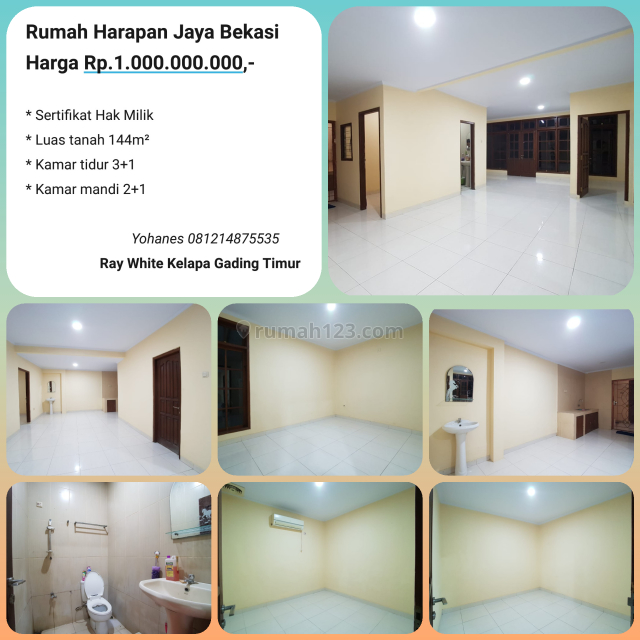 Harapan Jaya Bekasi LT144 Nyaman dekat Masjid, Harapan Jaya, Bekasi