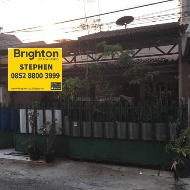 Rumah Siap Huni Gading Indah Utara Belakang MKG Mall, Kelapa Gading, Jakarta Utara