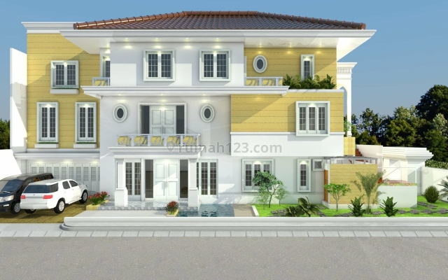rumah brand new PIK posisi hook , big size ,design terima beres, Pantai Indah Kapuk, Jakarta Utara