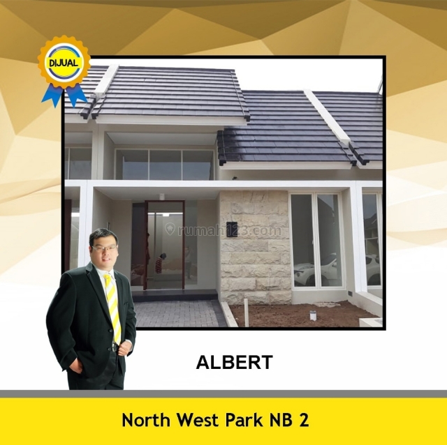 Northwest Park Cluster Vicenza Citraland Utara Bangunan Baru siap huni, Citraland, Surabaya