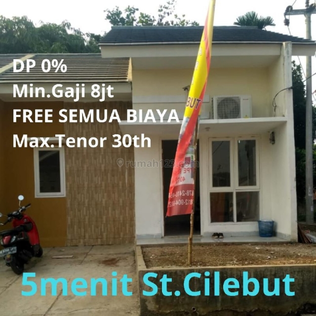Harga ALL IN. DP 0% selama masa PROMO! 1,5 km ke Stasiun Cilebut., Cilebut, Bogor
