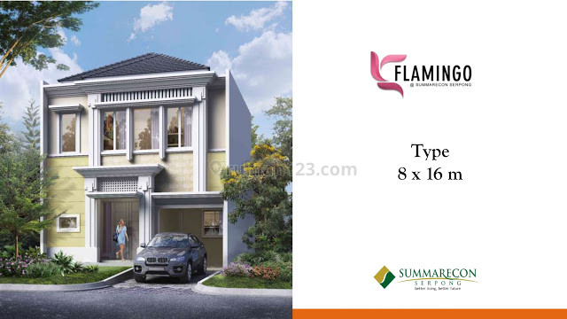 Rumah Mewah 2 Lantai Flamingo di Gading Serpong, Gading Serpong, Tangerang