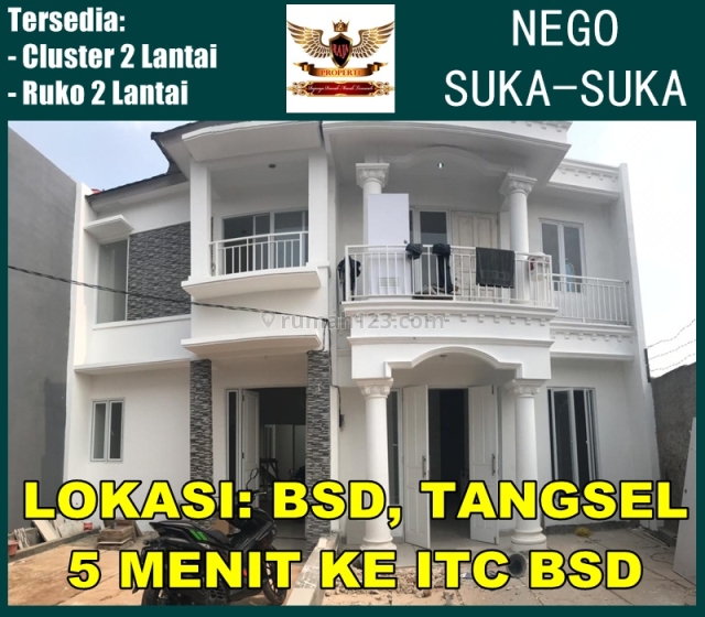 rumah cluster bsd baru dekat wtc bsd | tol bsd | cipadu | pondok aren, Cirarab, Tangerang