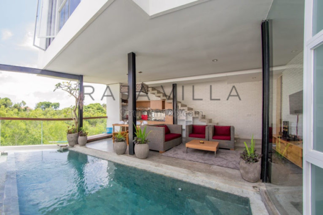 Villa Cantik dengan pemandangan laut, Goa Gong, Badung